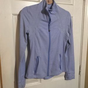 Lululemon define jacket in heathered blue sz 6